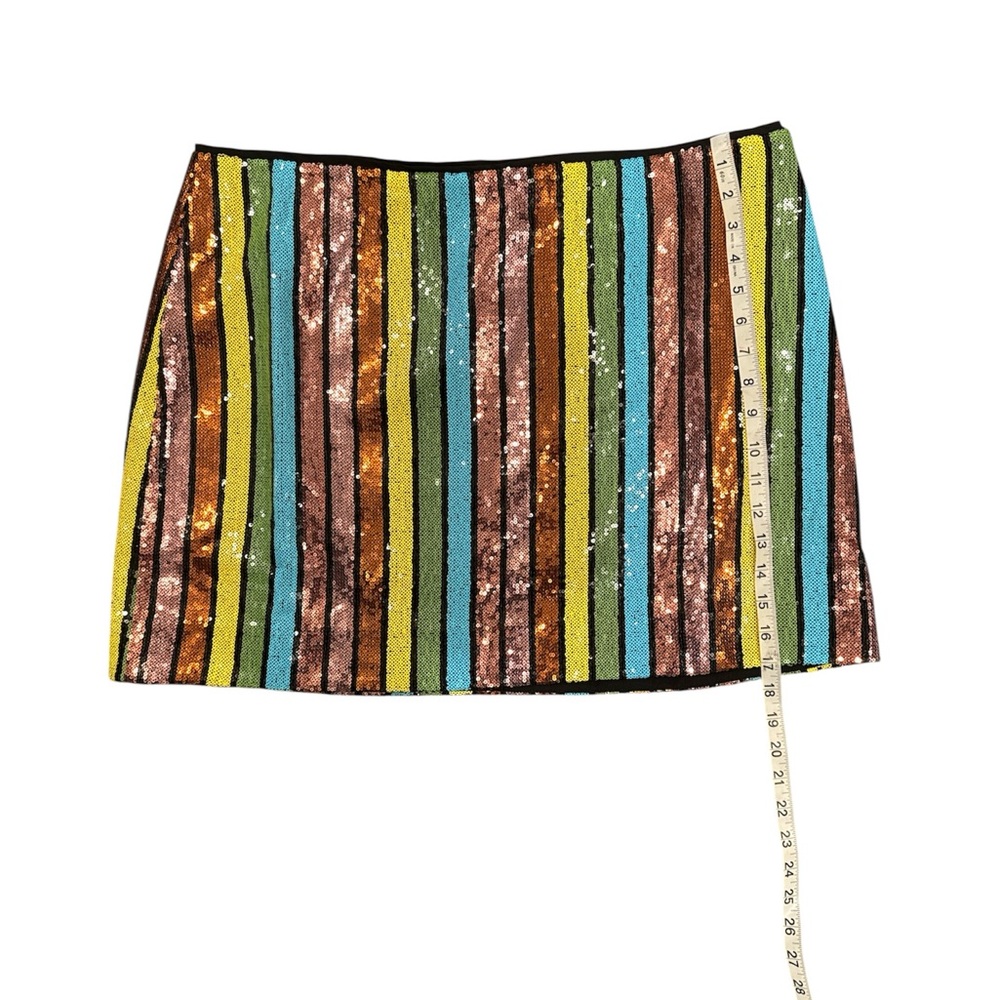Tuckernuck Pomander Place Vibrant Sequin Mini Skirt NWT!! - Picture 5 of 10